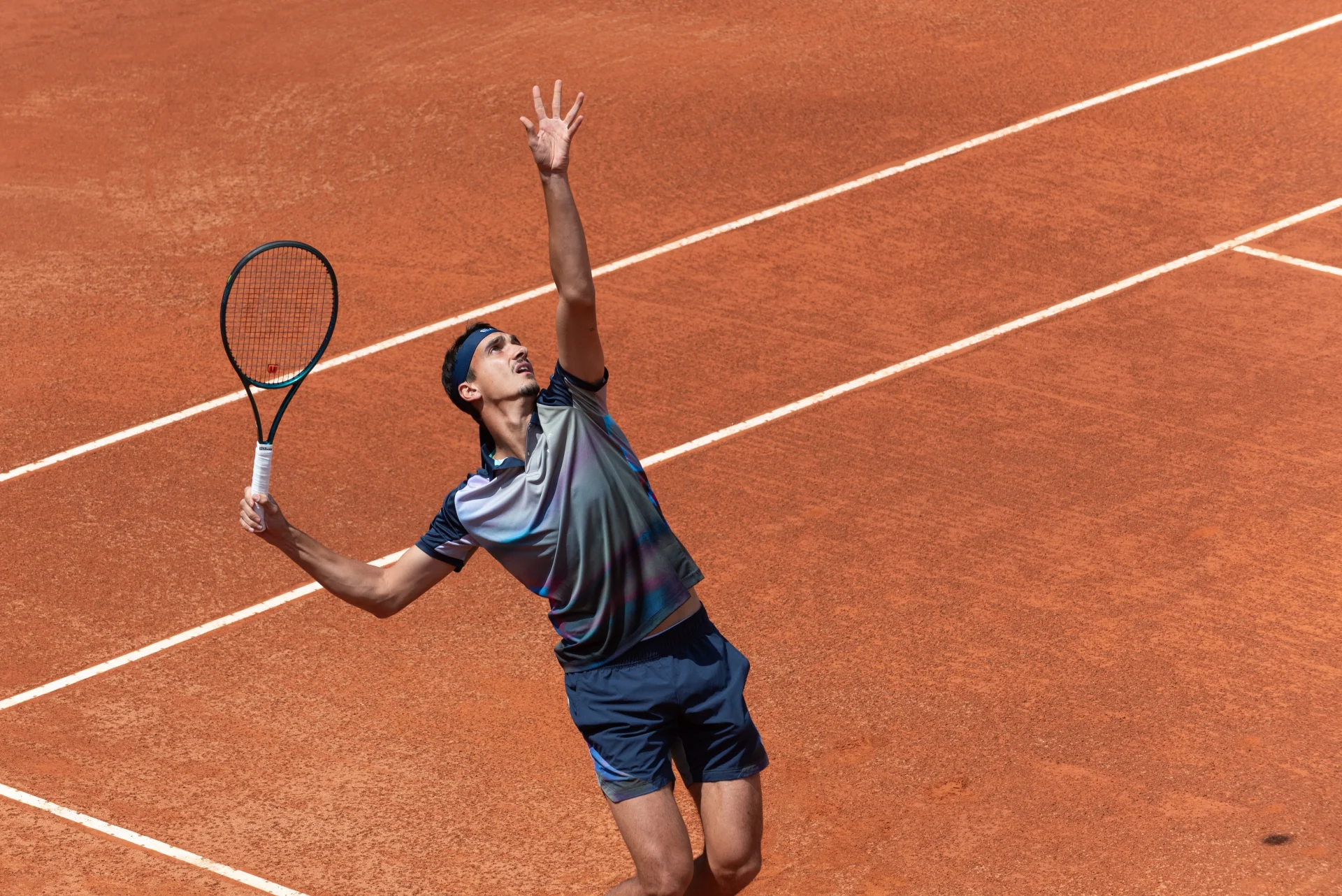 Lorenzo Sonego in action